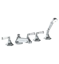 Watermark 314-8.1 Beverly 10 3/4" Three Handle Widespread/Deck Mounted Roman Tub Faucet with Handshower