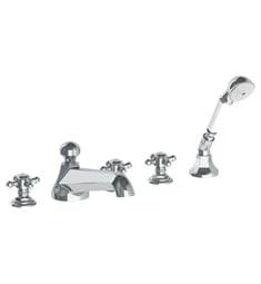 Watermark 312-8.1 Gramercy 11" Three Handle Widespread/Deck Mounted Roman Tub Faucet with Handshower