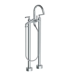 Watermark 27-8.3 Transitional 36 1/4" Three Handle Floor Mounted Tub Filler with Handshower