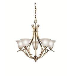 Kichler 2020 Dover Collection 5 Light Single Tier Chandelier