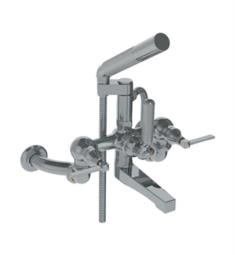 Watermark 115-5.2 H-Line 10 3/8" Three Handle Wall Mount Exposed Tub Filler with Handshower