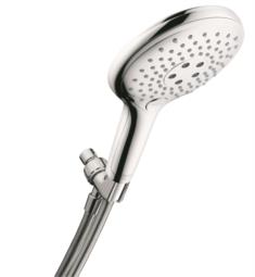 Hansgrohe 04487000 Raindance Select S 150 Air 5 7/8" 3-Jet Handshower Set in Chrome with QuickClean, AirPower and Select Technologies