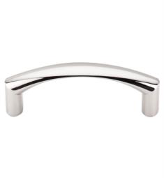 Top Knobs M1704 Nouveau 3" Center to Center Zinc Alloy Griggs Cabinet Pull in Polished Nickel