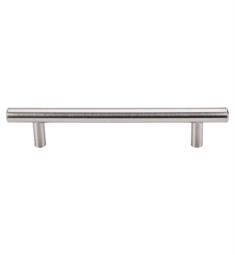 Top Knobs M430 Bar Pulls 5 1/8" Center to Center Steel Hopewell Bar Cabinet Pull in Brushed Satin Nickel
