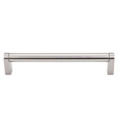 Top Knobs M1004 Bar Pulls 6 3/8" Center to Center Steel Pennington Bar Cabinet Pull in Brushed Satin Nickel