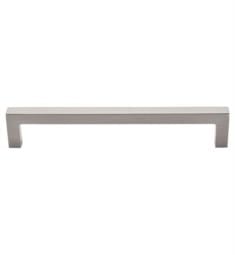 Top Knobs M1155 Asbury 6 3/8" Center to Center Zinc Alloy Square Bar Cabinet Pull in Brushed Satin Nickel