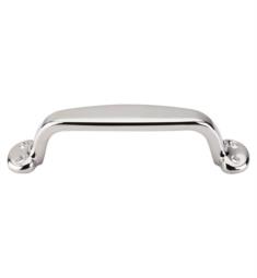 Top Knobs M1261 Asbury 3 3/4" Center to Center Zinc Alloy Trunk Cabinet Pull in Polished Nickel