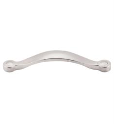 Top Knobs M1262 Asbury 5 1/8" Center to Center Zinc Alloy Saddle Cabinet Pull in Brushed Satin Nickel