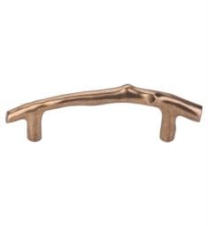 Top Knobs M1341 Aspen 3 1/2" Center to Center Cast Bronze Twig Cabinet Pull in Light Bronze