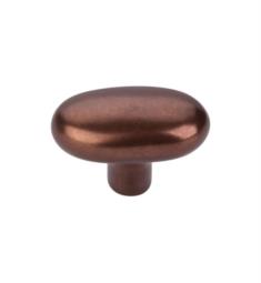 Top Knobs M1543 Aspen 2" Cast Bronze Oval Shaped Potato Cabinet Knob in Mahogany Bronze