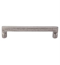 Top Knobs M1365 Aspen 6" Center to Center Cast Bronze Flat Sided Cabinet Pull in Silicon Bronze Light