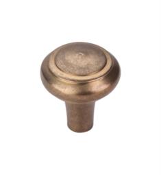 Top Knobs M1486 Aspen 1 1/4" Cast Bronze Mushroom Shaped Peak Cabinet Knob in Light Bronze