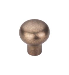 Top Knobs M1546 Aspen 7/8" Cast Bronze Round Shaped Cabinet Knob in Light Bronze