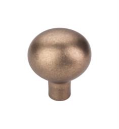 Top Knobs M1531 Aspen 1 1/2" Cast Bronze Oval Shaped Cabinet Knob in Light Bronze