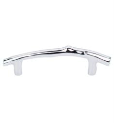 Top Knobs M1961 Aspen II 3 1/2" Center to Center Cast Bronze Twig Cabinet Pull in Polished Chrome