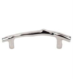 Top Knobs M1962 Aspen II 3 1/2" Center to Center Cast Bronze Twig Cabinet Pull in Polished Nickel