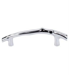 Top Knobs M1964 Aspen II 5" Center to Center Cast Bronze Twig Cabinet Pull in Polished Chrome