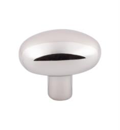 Top Knobs M2073 Aspen II 1 5/8" Cast Bronze Oval Shaped Small Potato Cabinet Knob in Polished Nickel