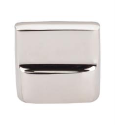 Top Knobs M2052 Aspen II 1 3/8" Cast Bronze Rectangular Shaped Flat Sided Cabinet Knob in Polished Nickel