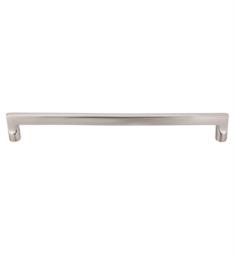 Top Knobs M1981 Aspen II 12" Center to Center Cast Bronze Flat Sided Cabinet Pull in Brushed Satin Nickel