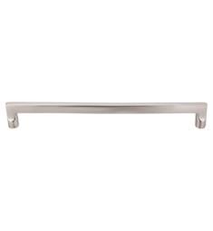 Top Knobs M1984 Aspen II 18" Center to Center Cast Bronze Flat Sided Cabinet Pull in Brushed Satin Nickel