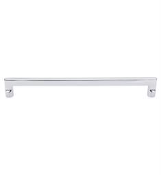 Top Knobs M1985 Aspen II 18" Center to Center Cast Bronze Flat Sided Cabinet Pull in Polished Chrome