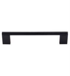 Top Knobs M1057 Bar Pulls 6 3/8" Center to Center Steel Princetonian Bar Cabinet Pull in Flat Black