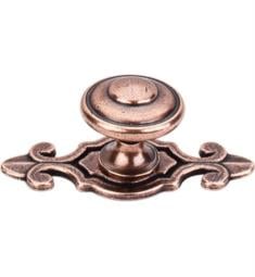Top Knobs M231 Britannia 1 1/4" Zinc Mushroom Shaped Canterbury Cabinet Knob with Backplate in Old English Copper