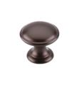Top Knobs M1224 Dakota 1 1/4" Zinc Alloy Mushroom Shaped Rounded Cabinet Knob in Oil Rubbed Bronze