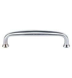 Top Knobs M1915 Dakota 4" Center to Center Zinc Alloy Charlotte Cabinet Pull in Polished Chrome