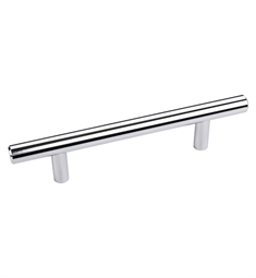 Hardware Resources 156 Naples 3 3/4" Center-to-Center Steel Cabinet Bar Pull