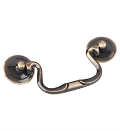 Hardware Resources CH3503 Kingsport Cabinet Pull in Brushed Antique Brass