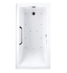 TOTO ABR782#01 Clayton 60" Drop-In Air Bathtub with LED Lighting in Cotton