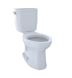 TOTO CST244EF Entrada Two-Piece Elongated Toilet with 1.28 GPF Single Flush