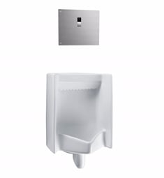 TOTO UT447EV#01 14" Wall Mount Commercial Washout High Efficiency Urinal with Back Spud in Cotton