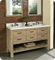 Fairmont Designs 1507-VH6021D Napa 60" Double Bowl Transitional Vanity in Sonoma Sand