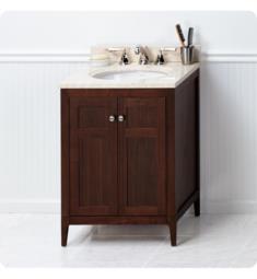Ronbow 051724-3-E56 Briella 24" Freestanding Single Bathroom Vanity Base Cabinet in American Walnut