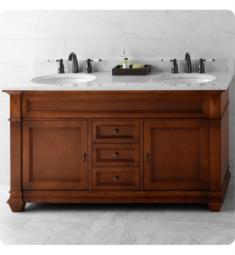 Ronbow 062860-B01 Torino 60" Freestanding Double Bathroom Vanity Base Cabinet in Antique Black