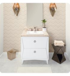 Ronbow 052830-W01 Lexie 30" Freestanding Single Bathroom Vanity Base Cabinet in White