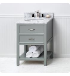 Ronbow 052724-F21 Newcastle 24" Freestanding Single Bathroom Vanity Base Cabinet in Ocean Gray