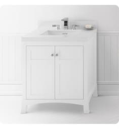 Ronbow 050530-3-W01 Briella 31 1/4" Freestanding Single Bathroom Vanity Base in White
