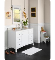 Ronbow 050548-3-W01 Briella 49 1/4" Freestanding Single Bathroom Vanity Base in White