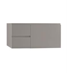 Ronbow 018936-R-E01 Chloe 36"Wall Mount Bathroom Vanity Base in Blush Taupe - Large Drawer on Right