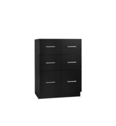 Ronbow 090924-B02 Lassen 24" Freestanding Single Bathroom Vanity Base Cabinet in Black