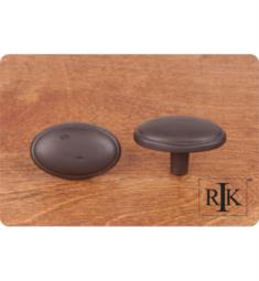 RK International CK-712 1 5/8" Distressed Oval Cabinet Knob with Ring Edge