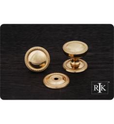 RK International CK-1217 1 1/4" Flat Rope Cabinet Knob with Detachable Back Plate