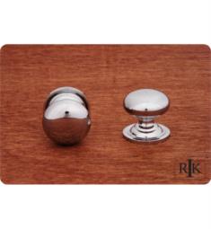 RK International CK-3217-AT 1 1/4" Small Solid Cabinet Plain Knob with Backplate