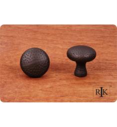 RK International CK-9315 1 1/4" Solid Round Cabinet Knob with Divet Indents