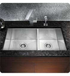 Blanco 515821 Precision 33" Double Bowl Undermount Steelart kitchen Sink in Polished Satin