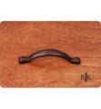 RK International CP-3711 3 7/8" Smooth Decorative Bow Cabinet Pull